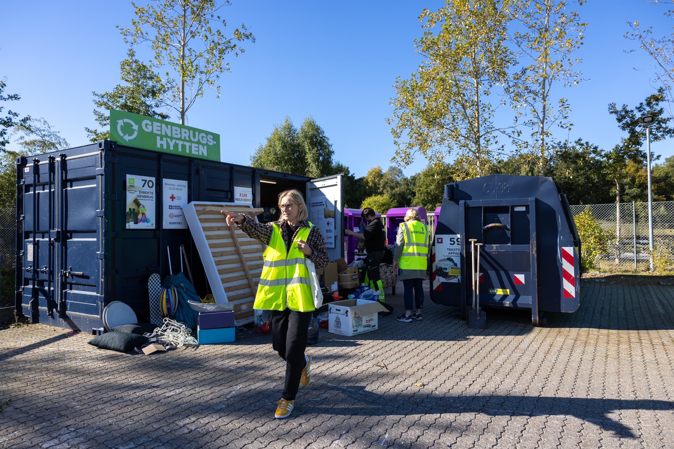 Billede af genbrugshytten hos Norfors